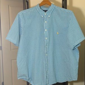 POLO Ralph Lauren Short Sleeve Linen Polo 3XB